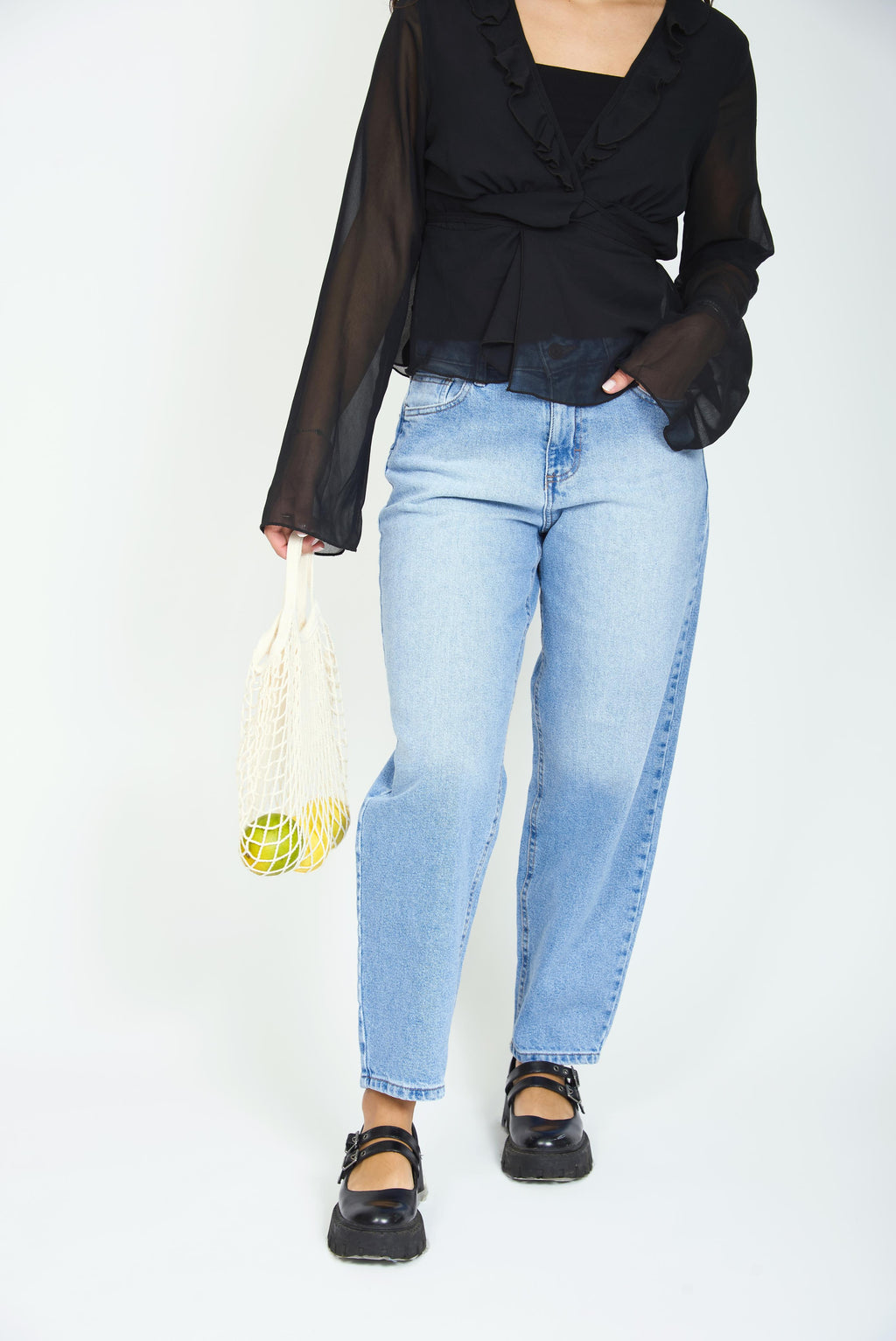 PANTALÓN BAGGY BLEACH