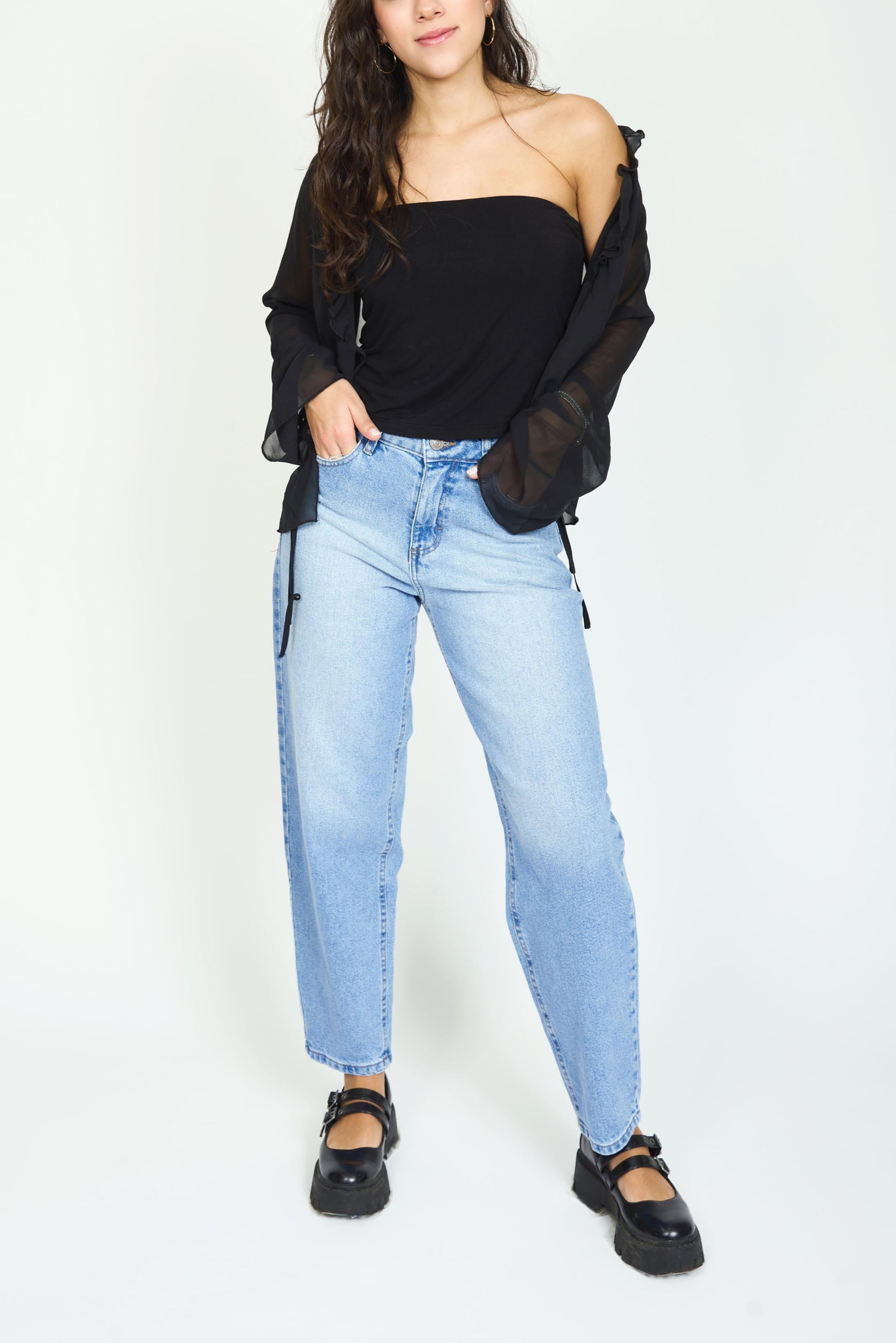 PANTALÓN BAGGY BLEACH