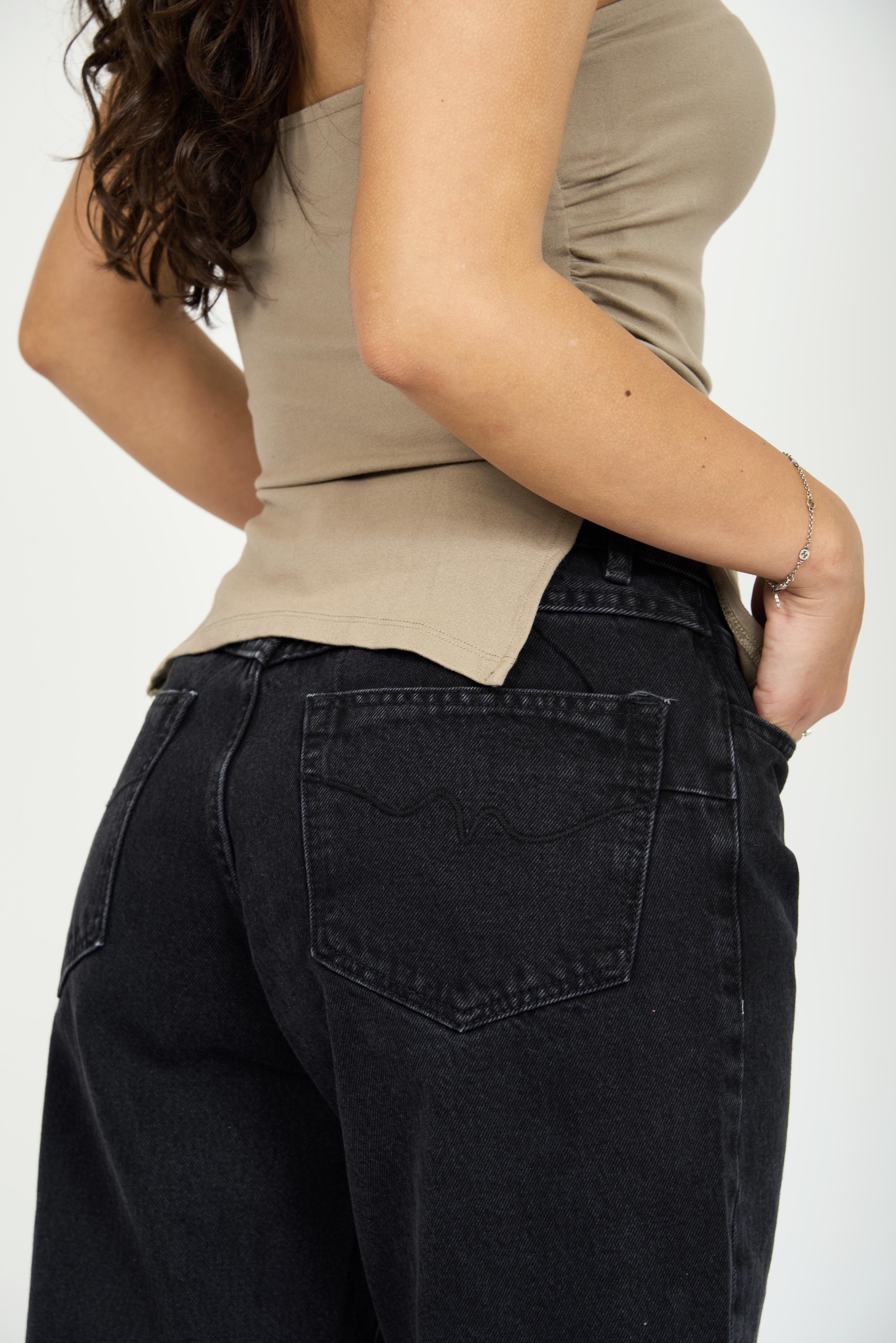 PANTALÓN BAGGY NEGRO