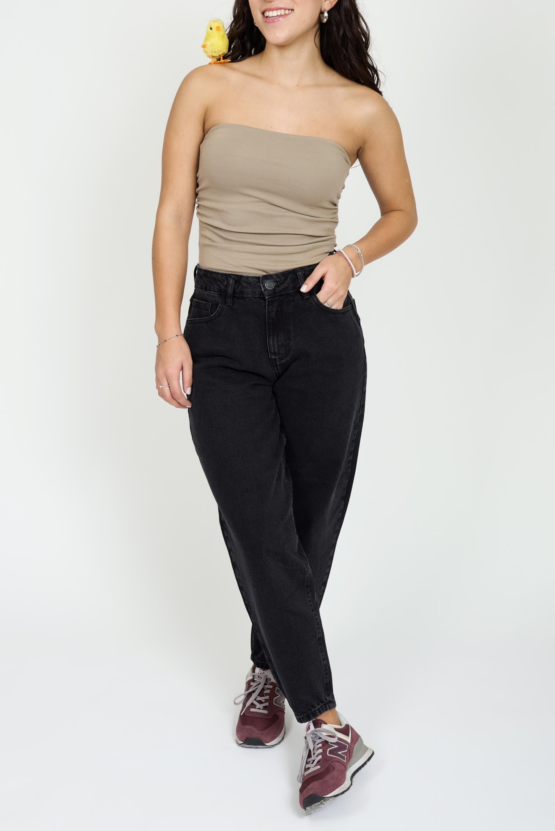 PANTALÓN BAGGY NEGRO