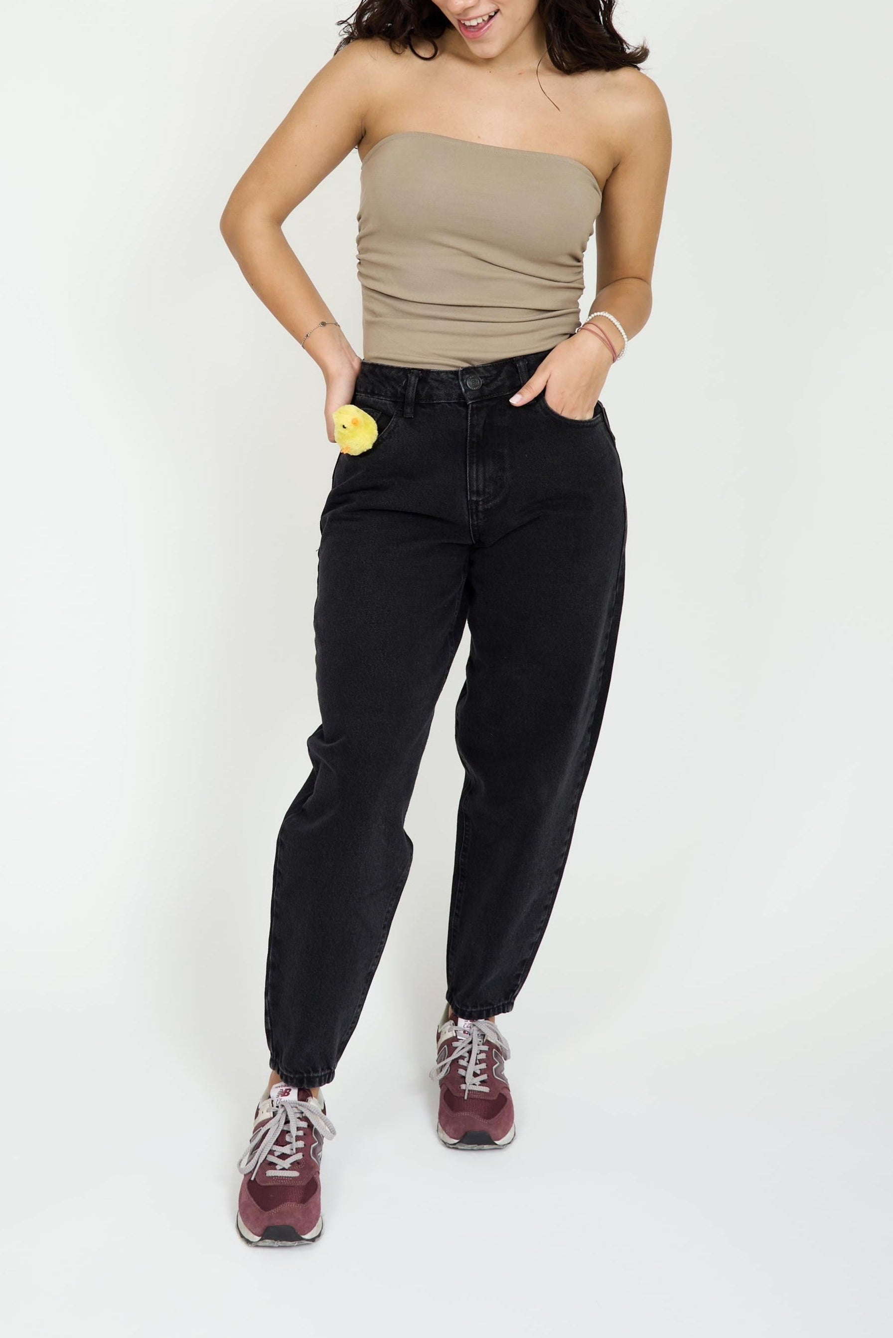 PANTALÓN BAGGY NEGRO