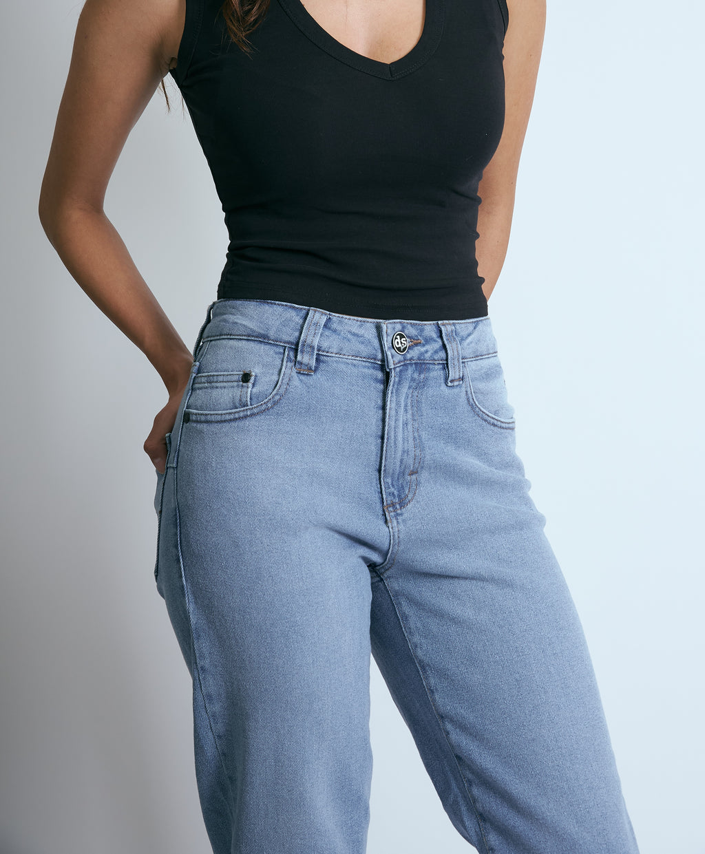 PANTALÓN BAGGY BLEACH